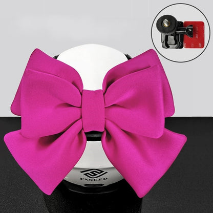 Double Bow Ribbon Helmet Accessory