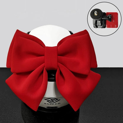 Double Bow Ribbon Helmet Accessory