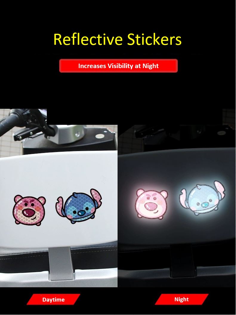 Cute Cartoon Reflective Stickers