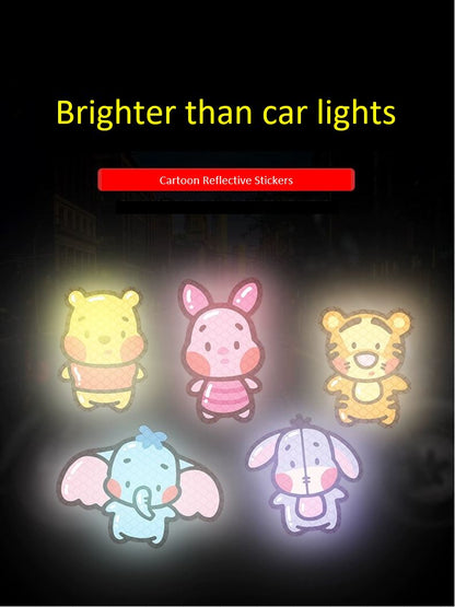 Cute Cartoon Reflective Stickers