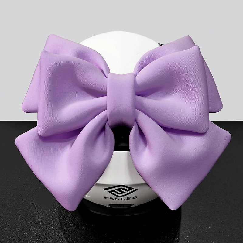 Double Bow Ribbon Helmet Accessory