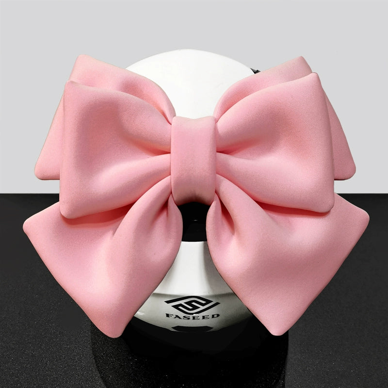 Double Bow Ribbon Helmet Accessory