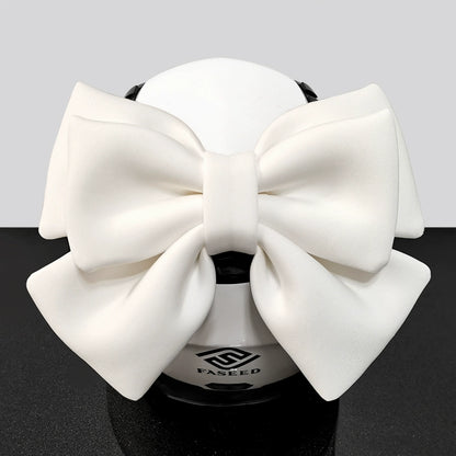 Double Bow Ribbon Helmet Accessory